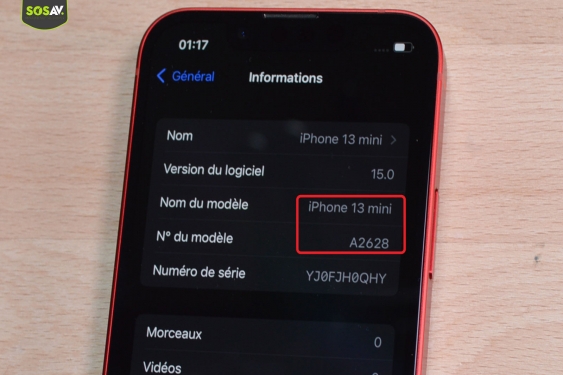 Guide photos remplacement batterie iPhone 13 Mini (Etape 1 - image 1)