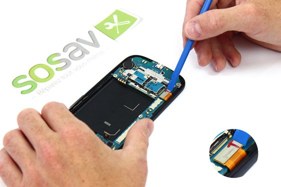 Guide photos remplacement bouton power Samsung Galaxy S3 (Etape 11 - image 1)