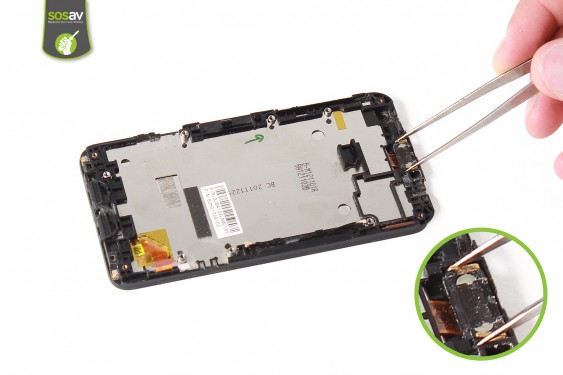 Guide photos remplacement haut-parleur interne HTC Titan (Etape 19 - image 1)