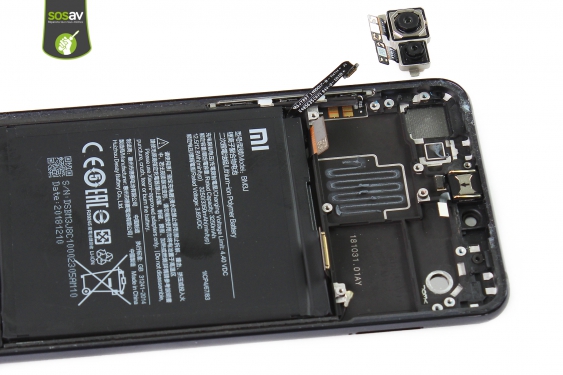 Guide photos remplacement caméra arrière Xiaomi Mi 8 Lite (Etape 19 - image 1)