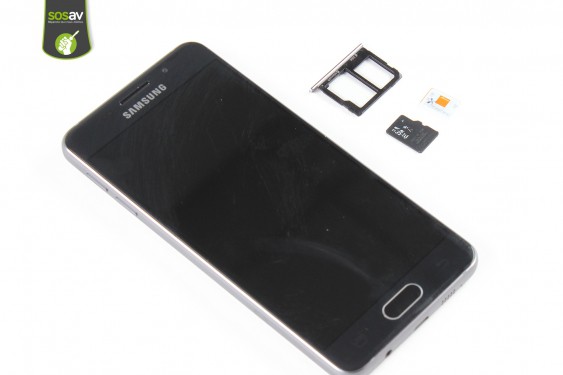 Guide photos remplacement bouton power Samsung Galaxy A3 2016 (Etape 2 - image 4)