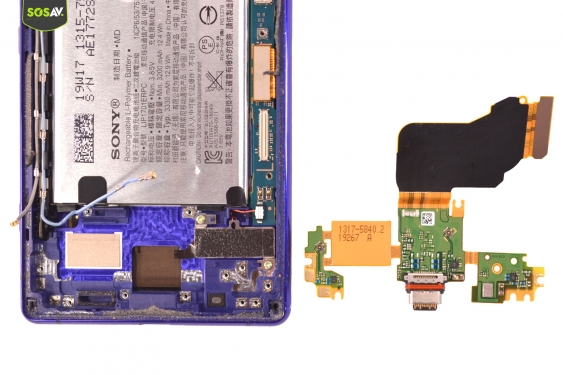 Guide photos remplacement connecteur-de-charge Xperia 1 (Etape 17 - image 1)