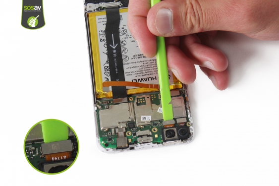 Guide photos remplacement carte mère Huawei P Smart (Etape 12 - image 1)