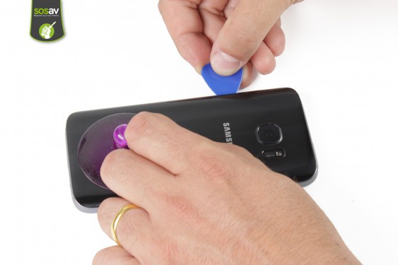 Guide photos remplacement connecteur de charge Samsung Galaxy S7 (Etape 4 - image 4)