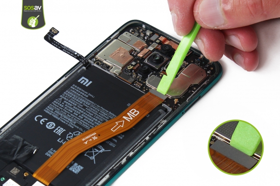 Guide photos remplacement batterie Redmi Note 8 Pro (Etape 13 - image 3)