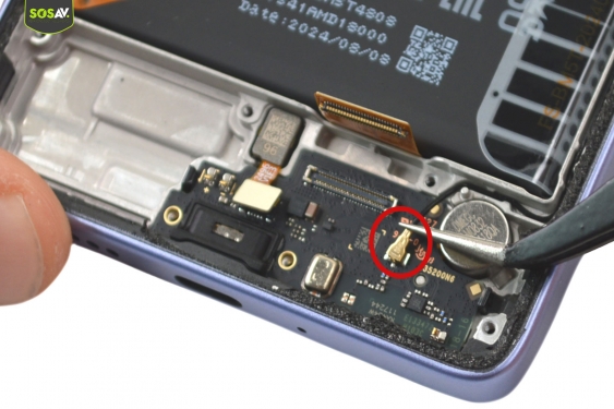 Guide photos remplacement connecteur de charge Redmi Note 13 Pro 4G (Etape 7 - image 1)