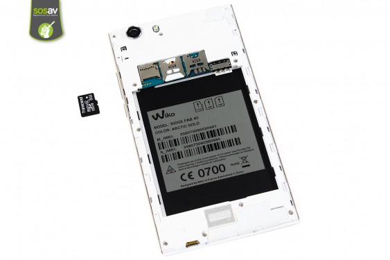 Guide photos remplacement nappe du connecteur de charge Wiko Ridge Fab 4G (Etape 4 - image 4)