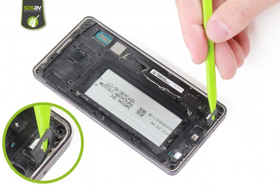 Guide photos remplacement câble coaxial bas Samsung Galaxy A5 (Etape 15 - image 4)