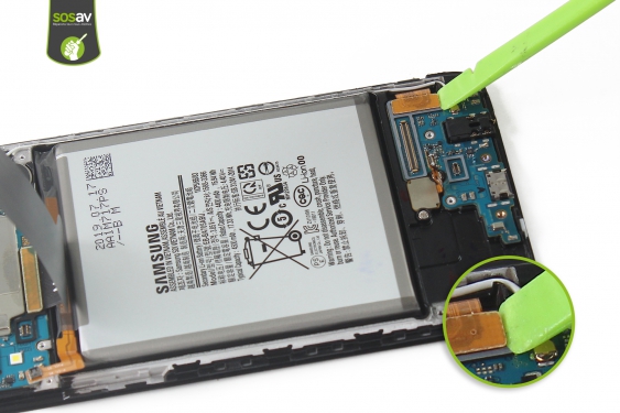 Guide photos remplacement connecteur de charge Galaxy A70 (Etape 13 - image 3)