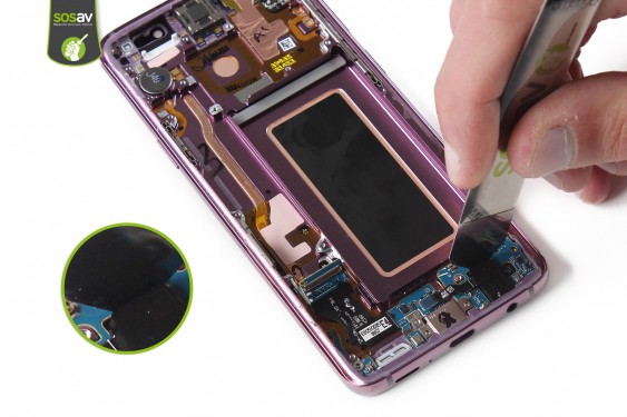Guide photos remplacement connecteur de charge Galaxy S9 (Etape 31 - image 1)