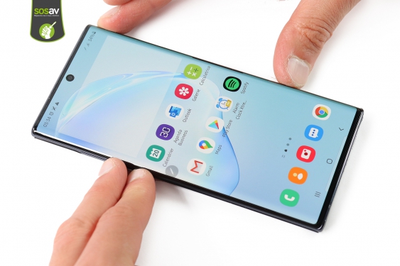Guide photos remplacement haut-parleur interne Galaxy Note 10+ (Etape 1 - image 1)