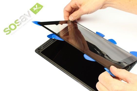 Guide photos remplacement vitre tactile iPad Air 1 WiFi (Etape 5 - image 2)