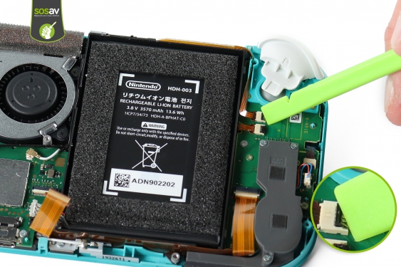 Guide photos remplacement nappe power et volume Nintendo Switch Lite (Etape 10 - image 2)