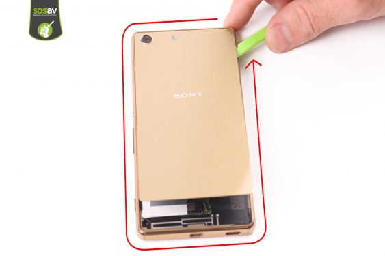 Guide photos remplacement batterie Xperia M5 (Etape 6 - image 2)