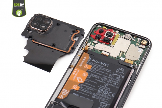 Guide photos remplacement connecteur de charge / jack Huawei P40 Lite (Etape 8 - image 1)