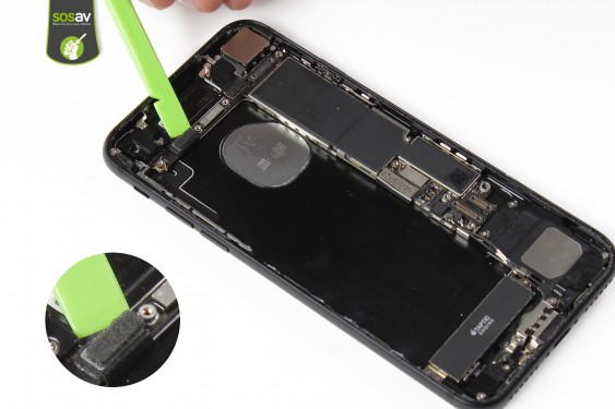 Guide photos remplacement nappe power, vibreur, volume, flash et micro externe iPhone 7 (Etape 22 - image 2)