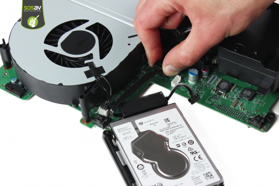 Guide photos remplacement câble de données disque dur Xbox One X (Etape 23 - image 3)