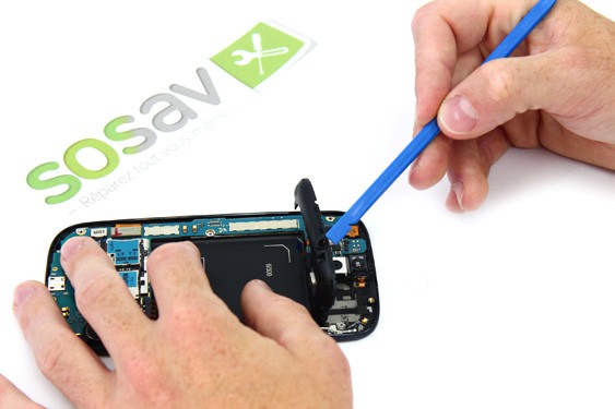 Guide photos remplacement bouton power Samsung Galaxy S3 (Etape 8 - image 3)