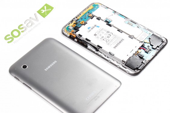 Guide photos remplacement nappe de liaison de l'écran lcd Samsung Galaxy Tab 2 7" (Etape 6 - image 4)
