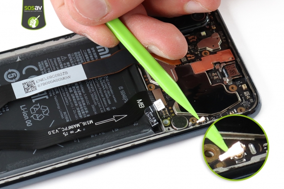 Guide photos remplacement câble d'interconnexion Redmi Note 8T (Etape 12 - image 4)
