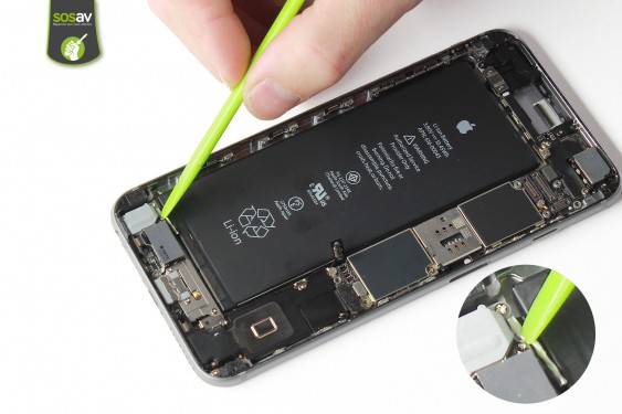 Guide photos remplacement nappe power / flash / micro externe iPhone 6S Plus (Etape 13 - image 2)