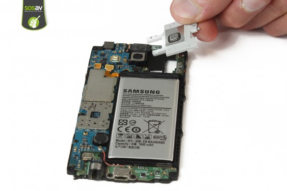Guide photos remplacement haut-parleur externe Galaxy A3 (Etape 22 - image 3)