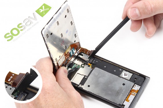 Guide photos remplacement châssis interne Lumia 800 (Etape 9 - image 2)