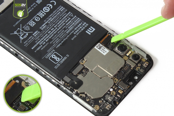 Guide photos remplacement carte mère & caméra arrière Redmi Note 6 Pro (Etape 20 - image 1)