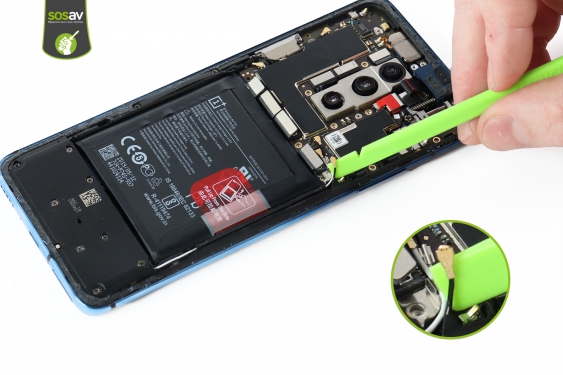 Guide photos remplacement haut-parleur interne OnePlus 7T Pro (Etape 14 - image 2)