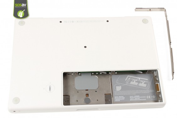 Guide photos remplacement barrettes mémoire ram Macbook Core 2 Duo (A1181 / EMC2200) (Etape 4 - image 1)