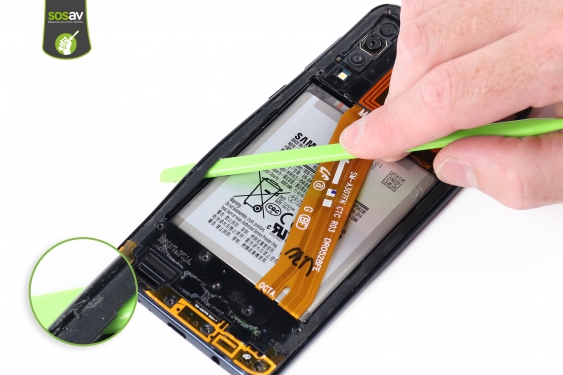 Guide photos remplacement batterie Galaxy A30s (Etape 9 - image 2)