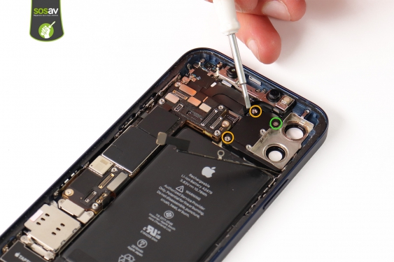 Guide photos remplacement nappe flash & micro secondaire iPhone 12 (Etape 16 - image 1)