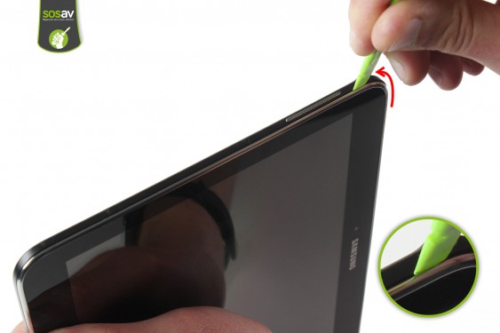 Guide photos remplacement connecteur de charge et microphone Galaxy Tab 4 10.1 (Etape 2 - image 2)