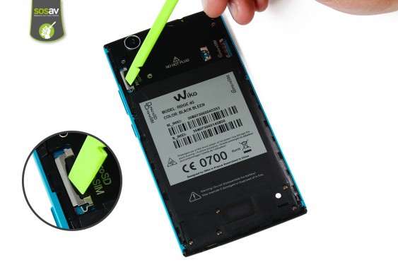 Guide photos remplacement connecteur de charge / vibreur Wiko Ridge 4G (Etape 4 - image 1)