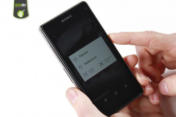 Guide photos remplacement carte sim Xperia Z1 Compact (Etape 1 - image 2)