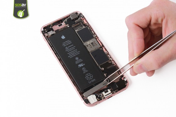 Guide photos remplacement nappe power, vibreur, volume, flash et micro externe iPhone 6S (Etape 9 - image 2)