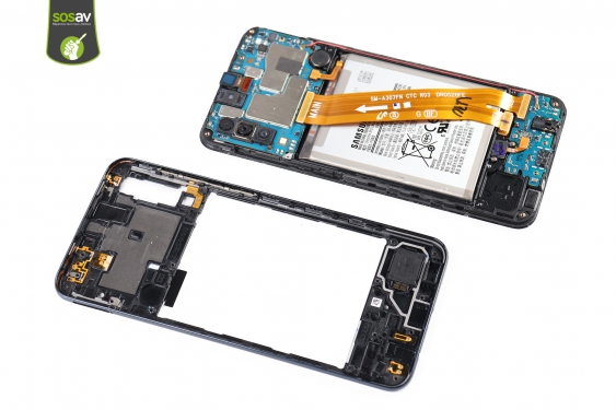 Guide photos remplacement haut-parleur interne Galaxy A30s (Etape 11 - image 1)