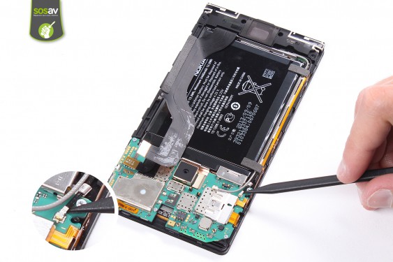 Guide photos remplacement câble d'interconnexion gsm Lumia 1520 (Etape 11 - image 3)
