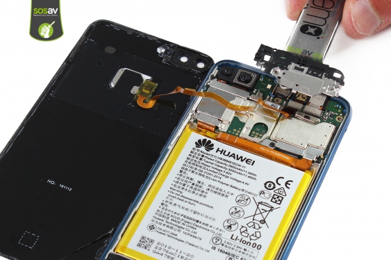 Guide photos remplacement connecteur de charge Honor 9 Lite (Etape 7 - image 4)