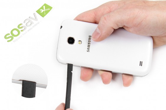 Guide photos remplacement bouton power Samsung Galaxy S4 mini (Etape 2 - image 2)