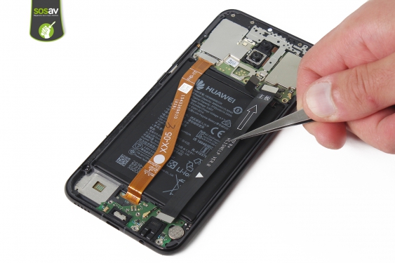 Guide photos remplacement nappe de liaison connecteur de charge Huawei Mate 20 Lite (Etape 16 - image 1)
