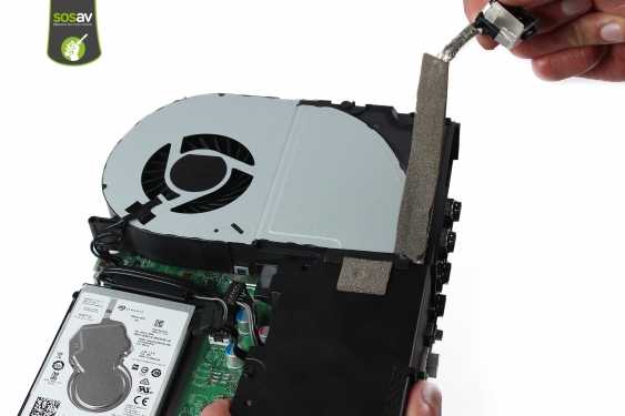 Guide photos remplacement câbles alimentation et données du lecteur optique Xbox One X (Etape 23 - image 3)