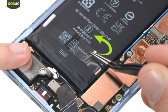 Guide photos remplacement batterie Google Pixel 7A (Etape 6 - image 1)