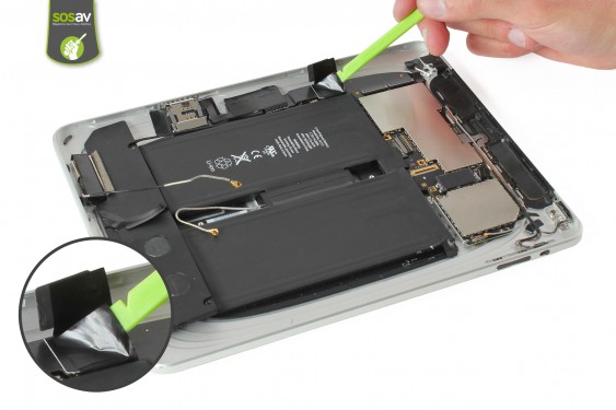 Guide photos remplacement haut-parleur externe iPad 1 3G (Etape 16 - image 3)