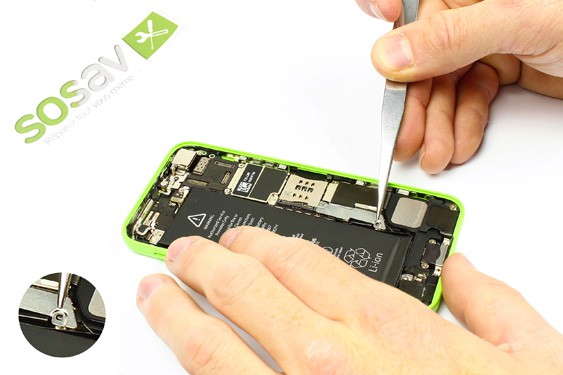 Guide photos remplacement batterie iPhone 5C (Etape 10 - image 1)