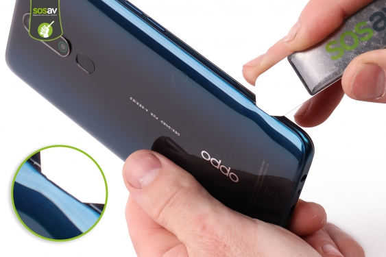Guide photos remplacement nappe connecteur de charge Oppo A9 (2020) (Etape 5 - image 1)
