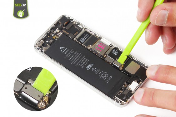 Guide photos remplacement bouton power iPhone 5S (Etape 10 - image 1)