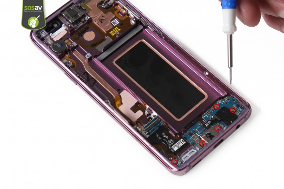 Guide photos remplacement connecteur de charge Galaxy S9 (Etape 30 - image 1)
