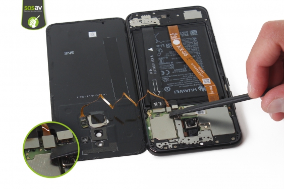 Guide photos remplacement haut-parleur interne Huawei Mate 20 Lite (Etape 11 - image 3)