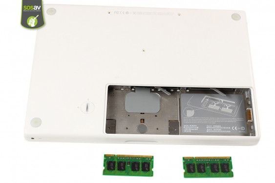 Guide photos remplacement haut-parleur central et haut-parleur droit Macbook Core 2 Duo (A1181 / EMC2200) (Etape 6 - image 4)